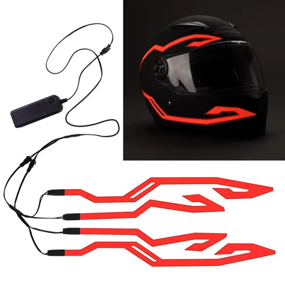 

Rechargeable Helmet Light Super Bright Led Helmet Light Strip for Night Riding Rechargeable Motorcycle Helmet Light