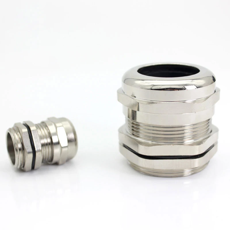 

1piece Waterproof Cable Gland Connector IP68 Nickel Plated Brass Metric PG42 Fit 32-38mm