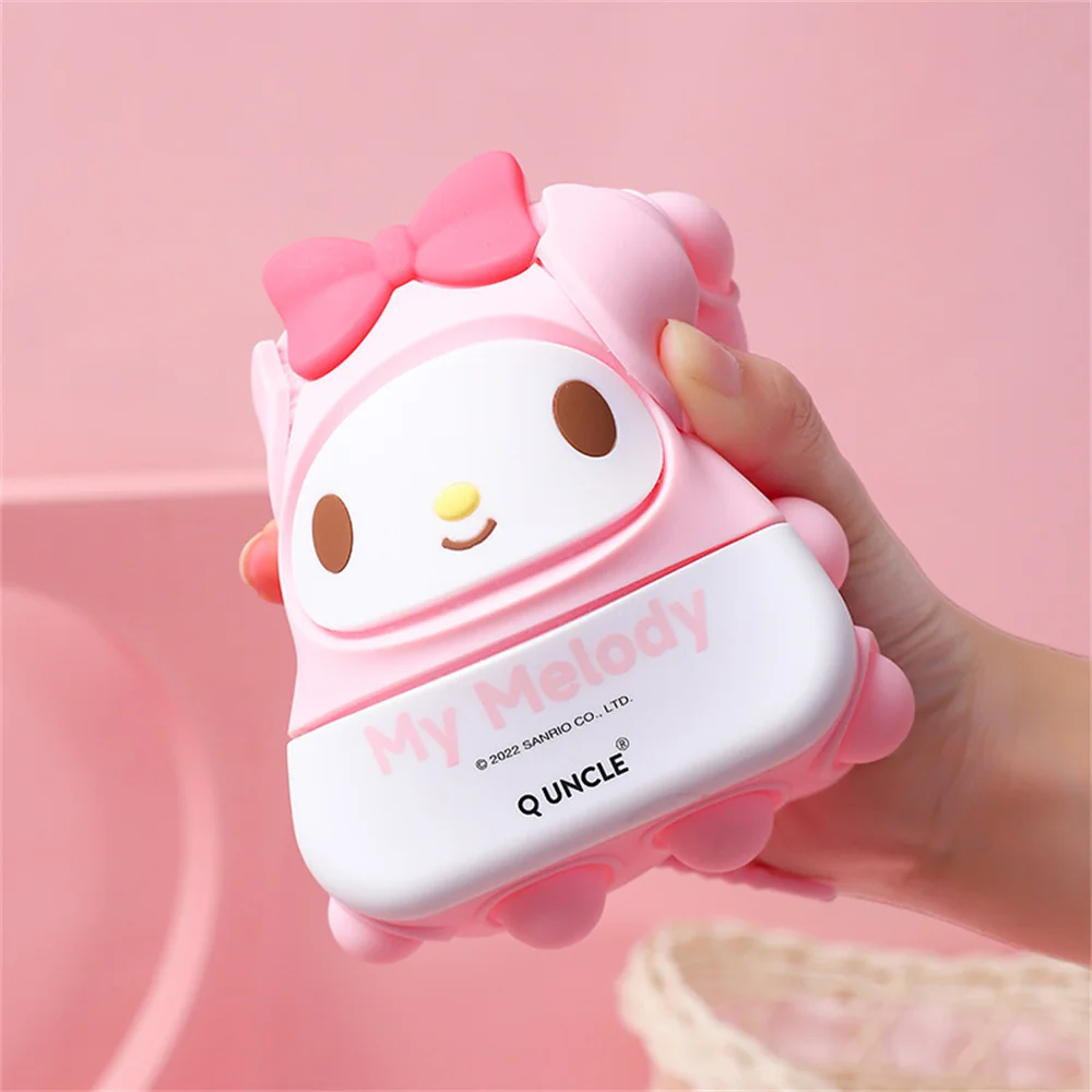 Kawaii Sanrio Pop Squishy Toys Anime Cute Hello Kitty My Melody Kulomi Cinnamoroll Stress Relief Toys Kids Pendant Birthday Gift