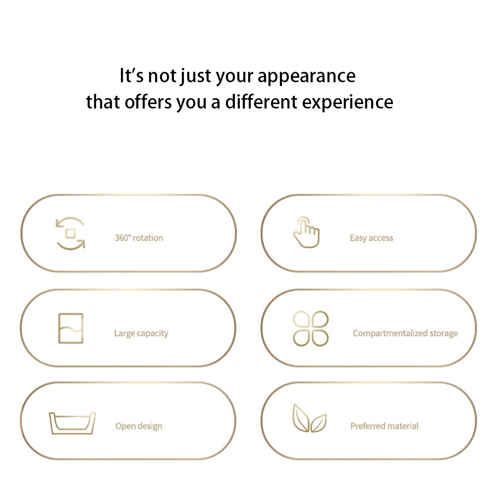 Вращающийся на 360 градусов держатель для кистей для макияжа, многофункциональный вращающийся держатель для кистей, настольный держатель для хранения ручек, карандашей, кисточек для макияжа
