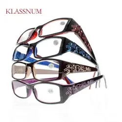 Women Men Full Frame Reading Glasses Resin Lens Retro Carved Reading Glasses Presbyopia Multicolor Prescription Glasses 1.0-4.0