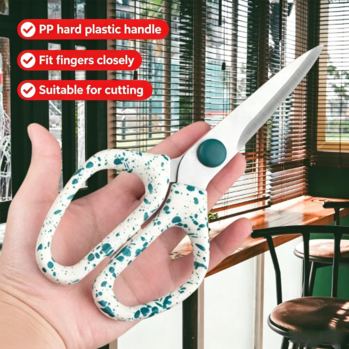 

ELephas PLus Spot Scissor Stainless Steel Blade Safe Design Paper Cutting Scissors for Fine Art Office School Supplies