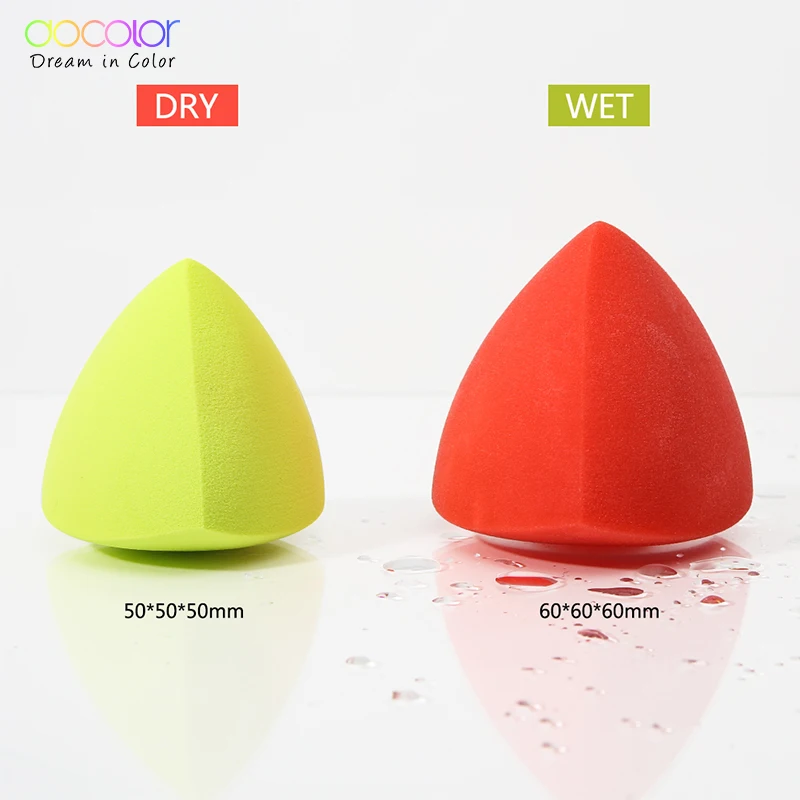 Docolor 4Pcs Makeup Sponge Cosmetic Puff Bulk Wholesale Beauty Egg Set Water Drop Puff Makeup Egg Super Soft Make Up Blender