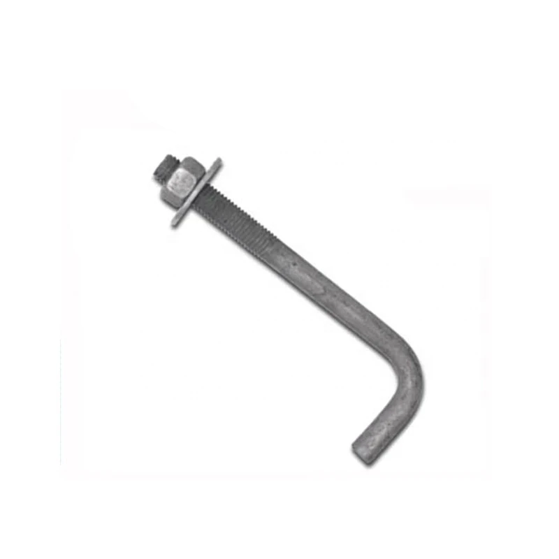 Professional Service  J Hook Bolts Foundation Bolt Galvanized Carbon Steel L Type Anchor Bolt