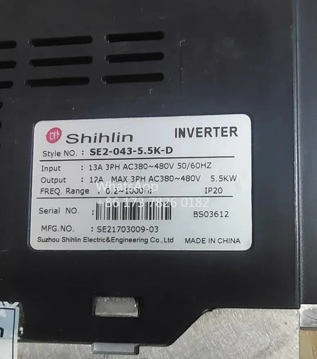 Used frequency converter se2-043-5.5K-D 5.5kw 380V