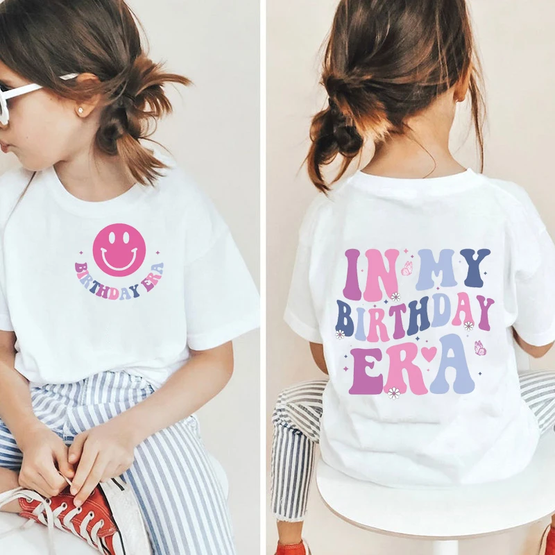 

In My Birthday Era Shirt,Kids Birthday Tshirt, Girls Birthday,In My Big Sister Era Shirt,Big Sister Era Shirt Cute Girls Tshirt