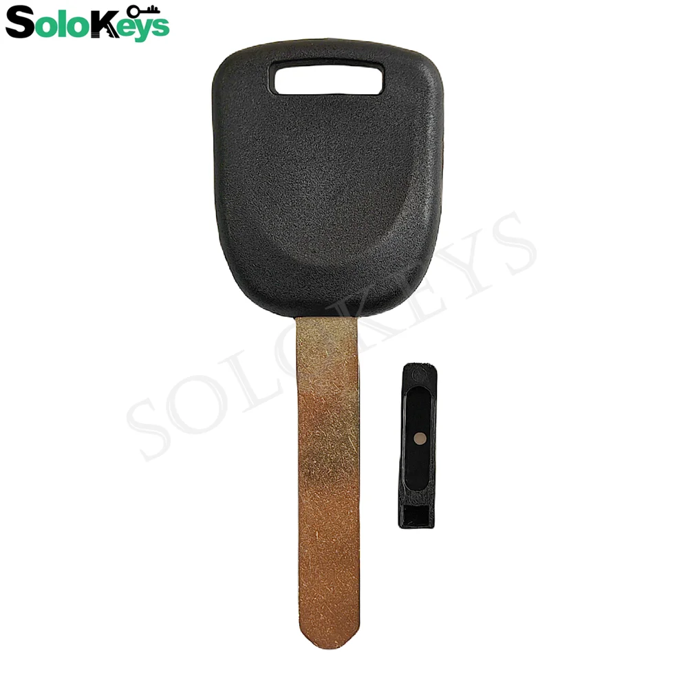 10Pcs/Lot SOLOKEYS HON66 Blade Replacement Transponder Key Shell Fob for Honda Car Holder Chip Hollow Uncut Blade Printed Logo