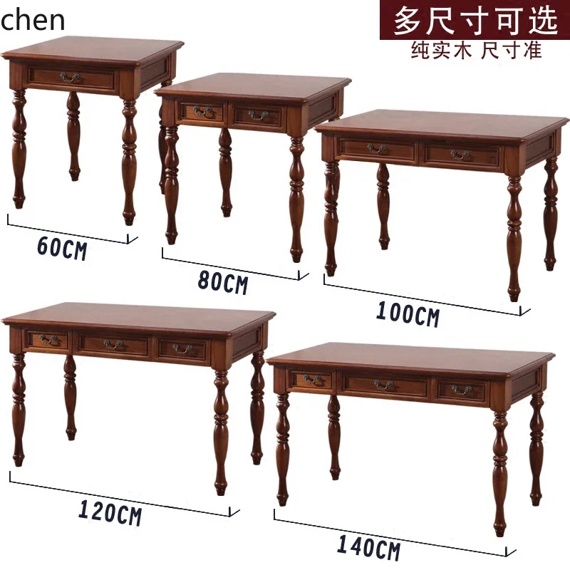YFY 50\60\80cm1\1.2\ 1.4m Full Solid Wood Mini Desk  Desk Study Desk