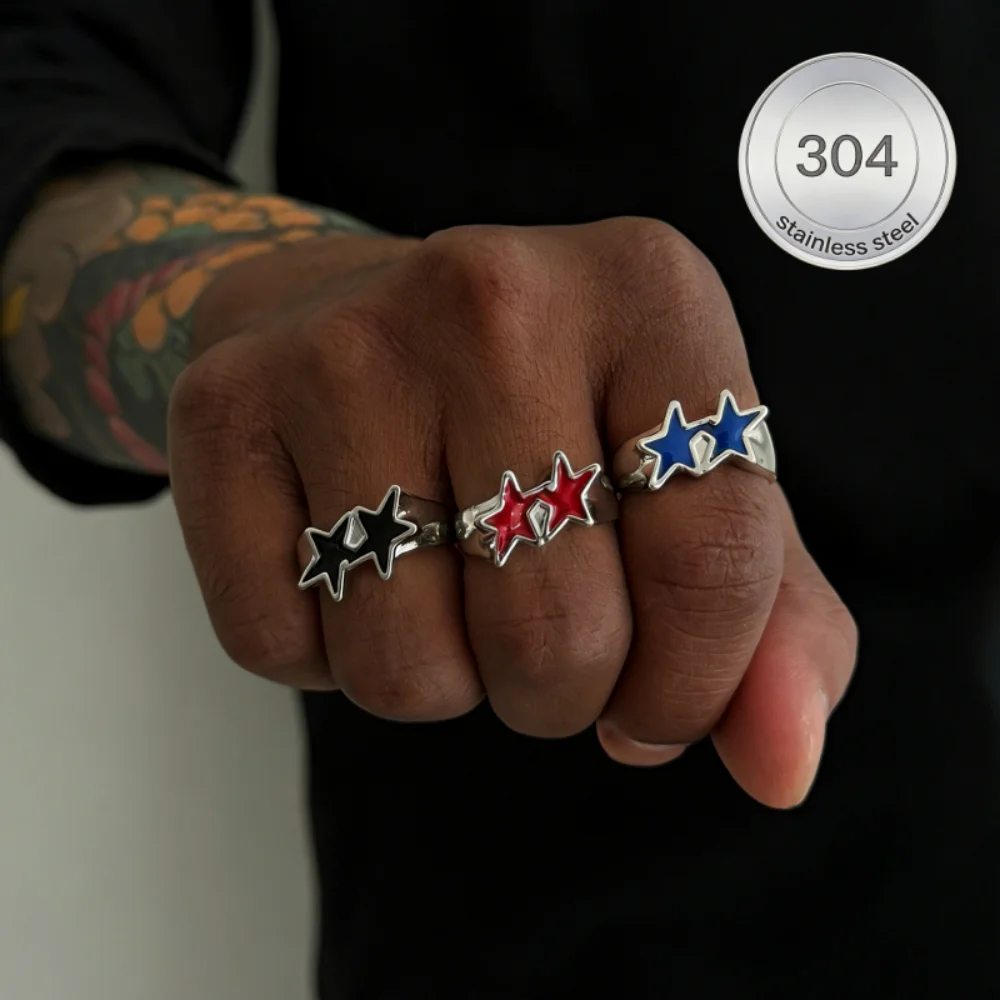 Stainless Steel Punk Black Dri - огляд і ціна Chrome Hearts Ring