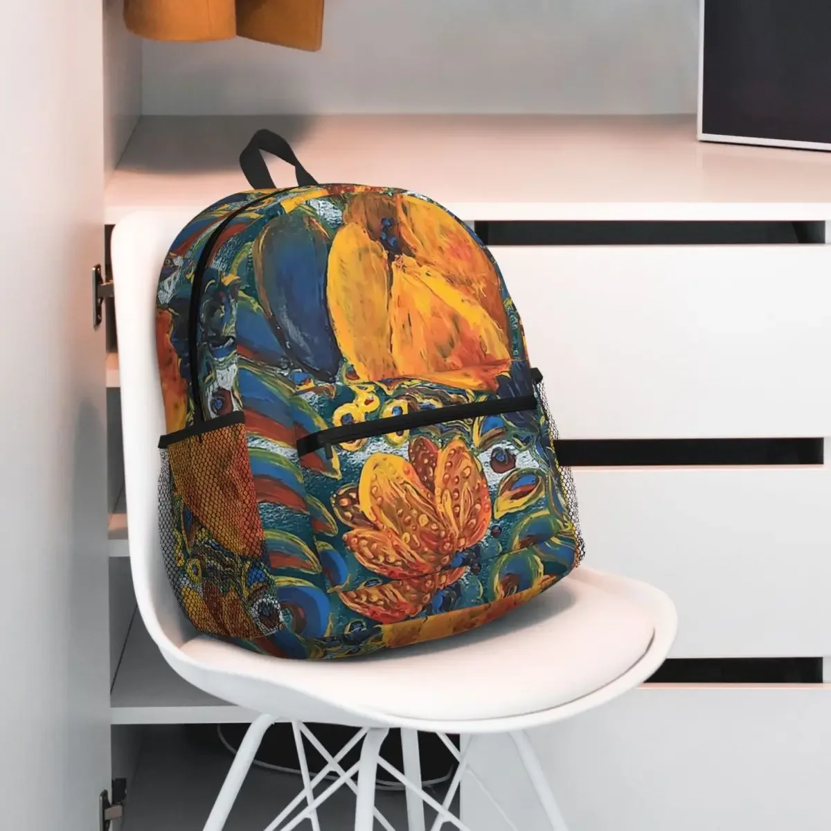 

Рюкзак с огненными цветами, рюкзак большой емкости для мальчиков и девочек, школьная сумка, сумки на плечо для мужчин и женщин