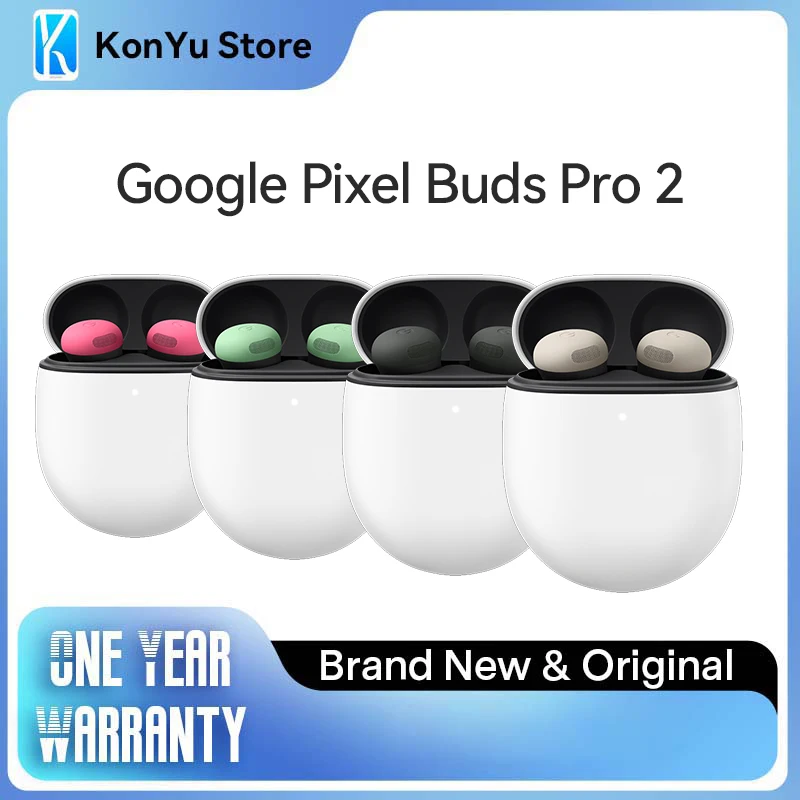 Google Pixel Buds Pro 2 Original - سماعات أذن لاسلكية - سماعة رأس بلوتوث بخاصية إلغاء الضوضاء النشطة