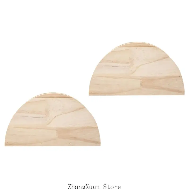 Wandregal aus Holz, 2er-Set für vertikale Blumen- und Heimpräsentation 3XUF – Detail 10