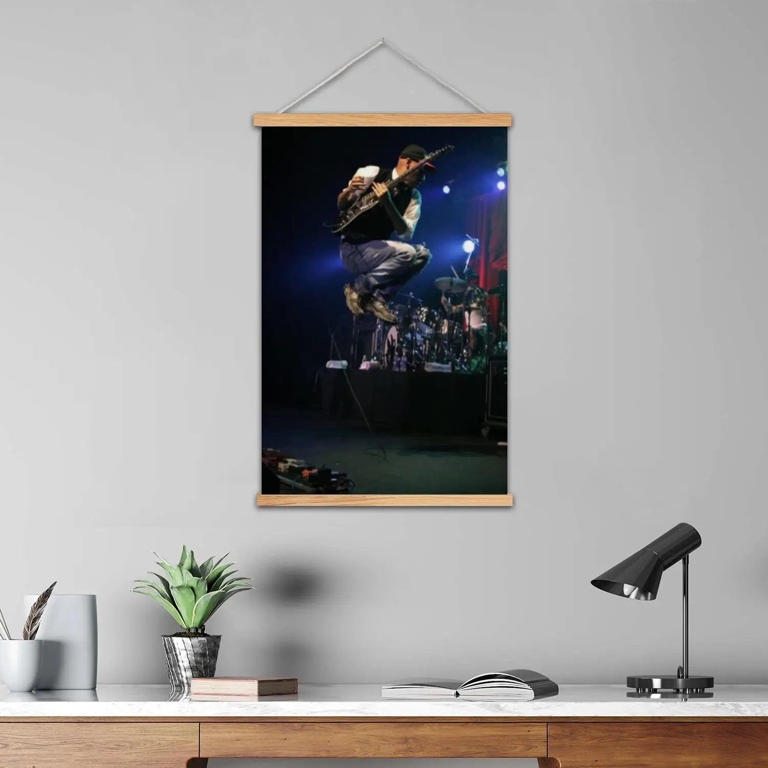 Tom Morello Framed Wall Painting Canvas Art Poster, Wall Art  Modern Family Bedroom Decor Posters,Decorative painting