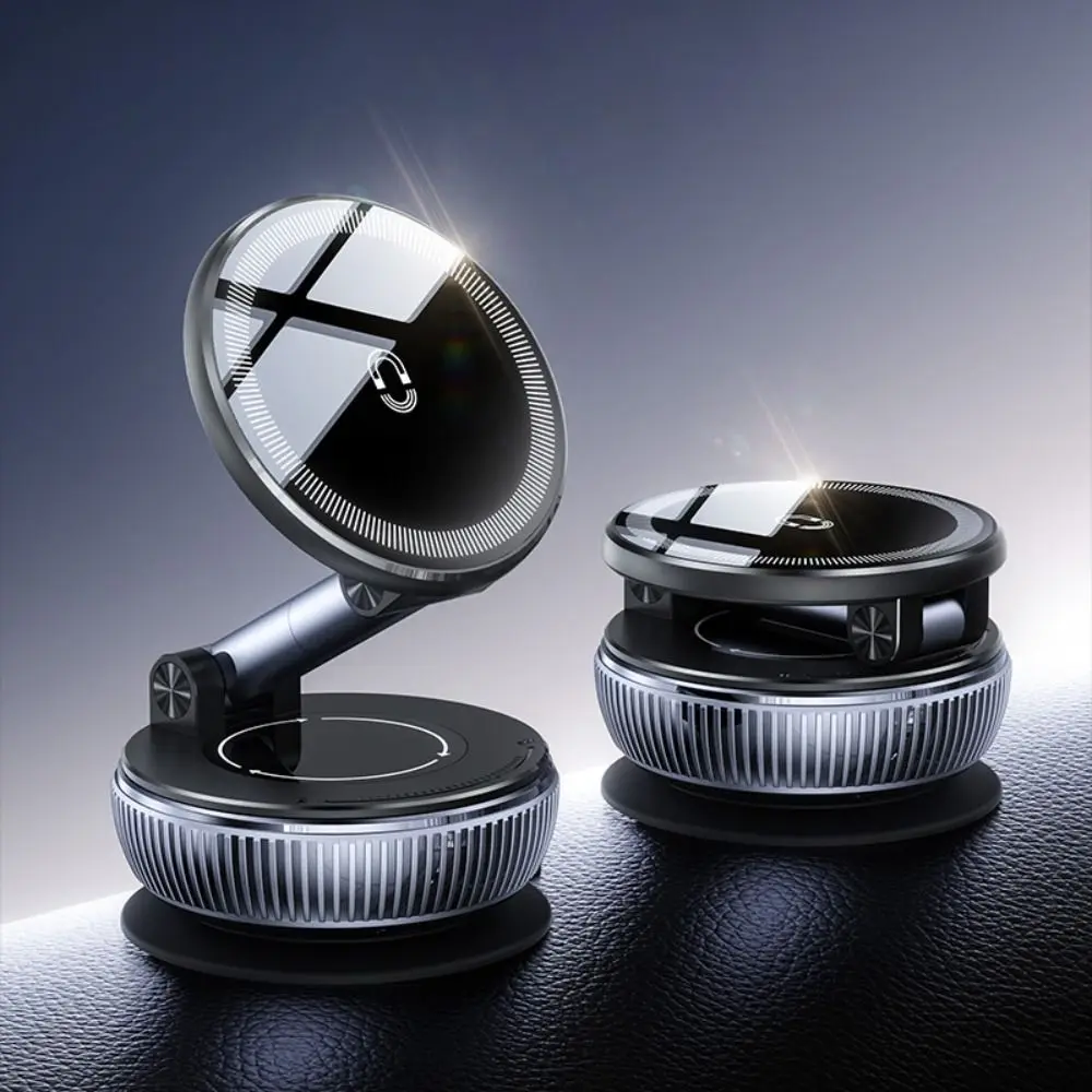 New Vacuum Magnetic Phone Holder Suction Cup Adjustable Car Navigation Bracket Rotation Foldable Adsorption Bracket