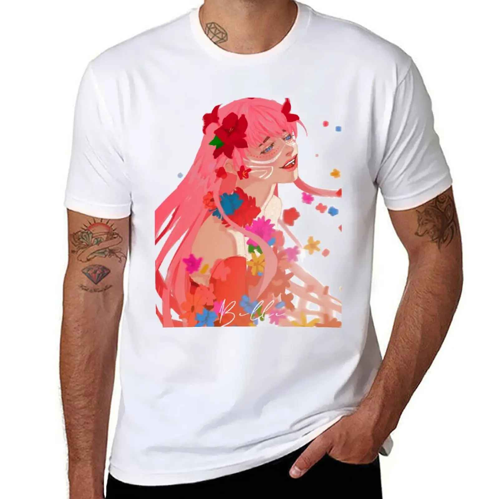 

Belle Anime Mamoru Hosoda T-Shirt Minimalist Plain Crew Neck T-Shirt