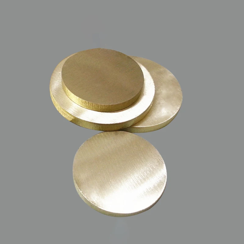 Brass Disc Round Plate Sheet Diameter 50mm 100mm 150mm 200mm Copper Alloy Sheet  Plate