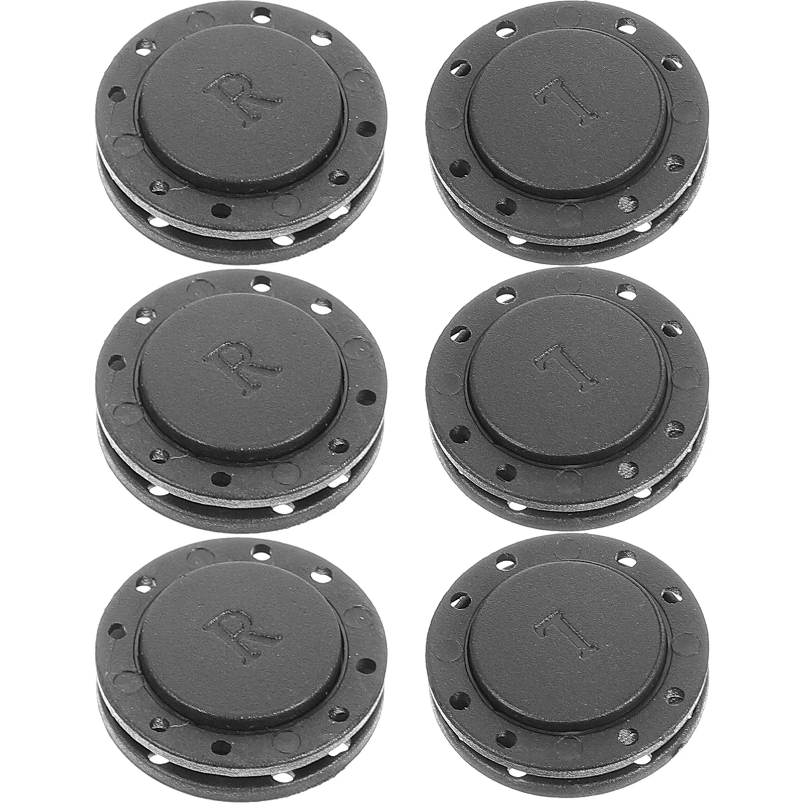 6 Pairs Magnet Buttons Clothes Coat Sewing Invisible Snaps Press Studs Force