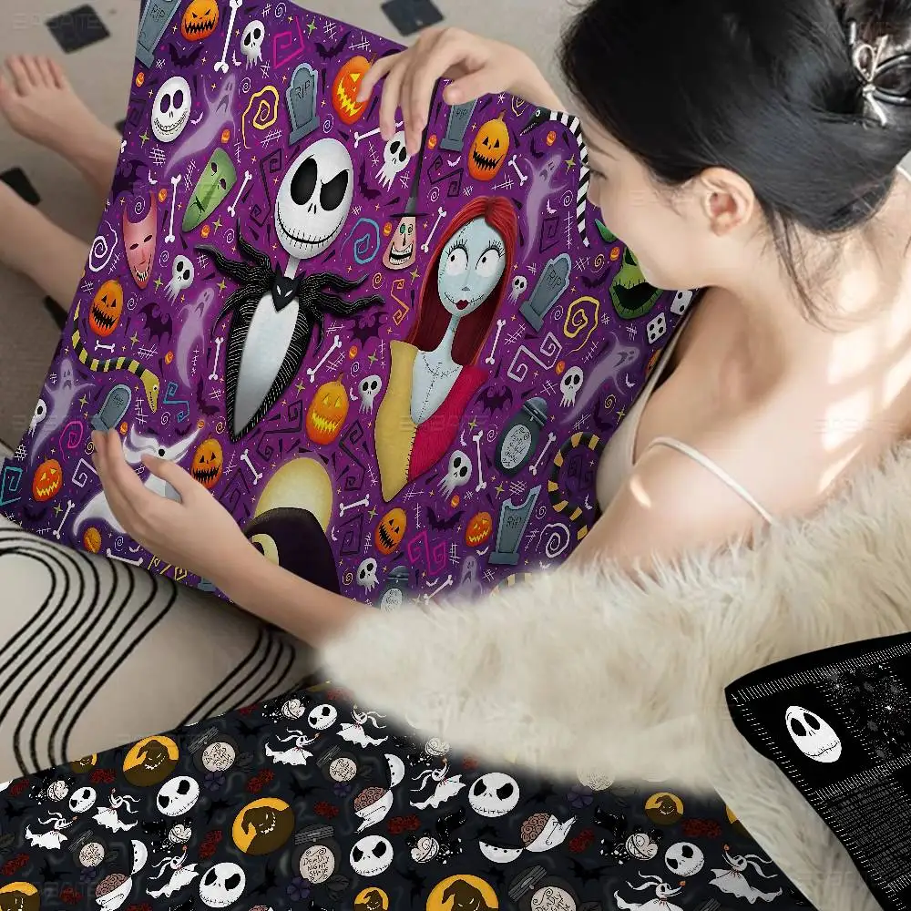 Cartoon The N-Nightmare B-Before C-Christmas Personalized picture text home decorative pillows Household Gifts 45x45cm