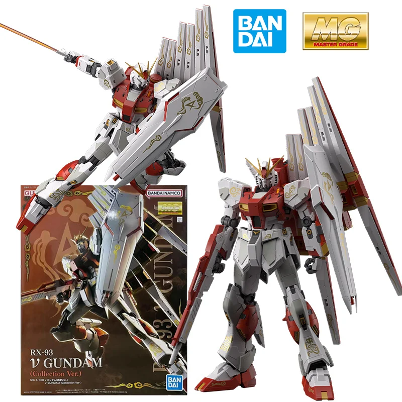 

Bandai Namco Gunpla MG 1/100 RX-93 V Gundam Collection Ver. 25Cm Original Action Figure Model Kit Assemble Toy Birthday Gift