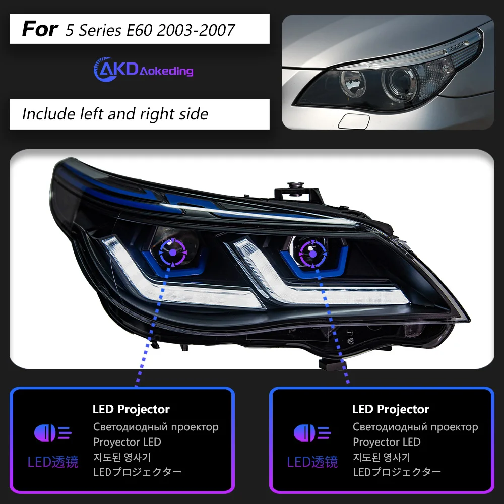 BMW用LEDヘッドライト,hella 5キセノンレンズ,エンジェルアイ,カー