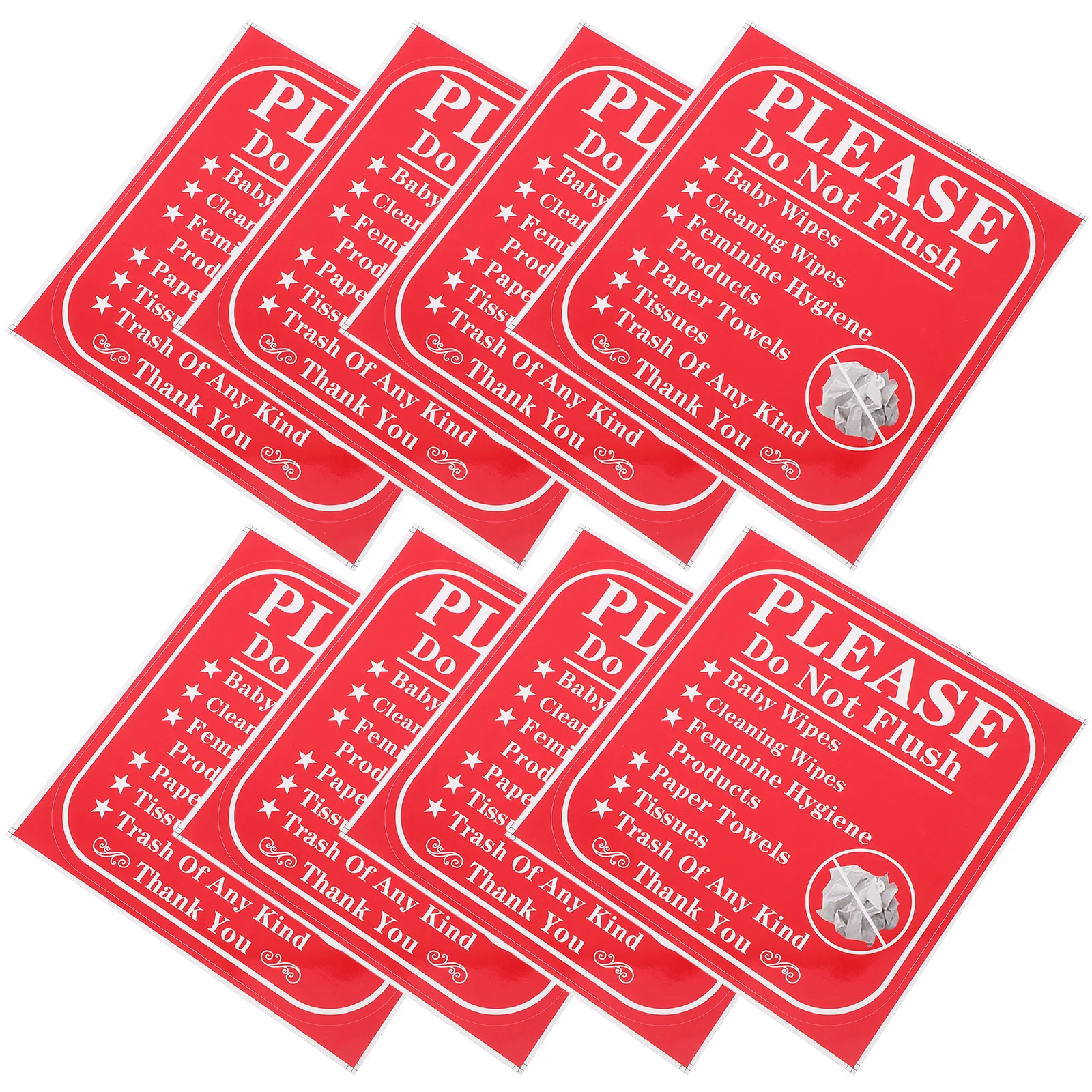 24 Uds. Pegatinas para no al ras, calcomanías de información para el baño, fáciles de aplicar, quitar, por favor, no al ras pegatinas