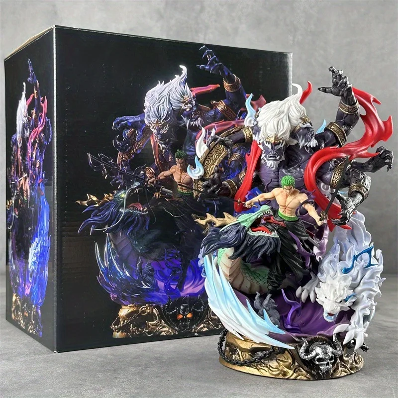 Heiße One Piece Anime-Figur LX Sauron Handgefertigter König der Hölle Yan Mo Luo Luo Noah Dekoration Wohnaccessoires Weihnachtsgeschenk
