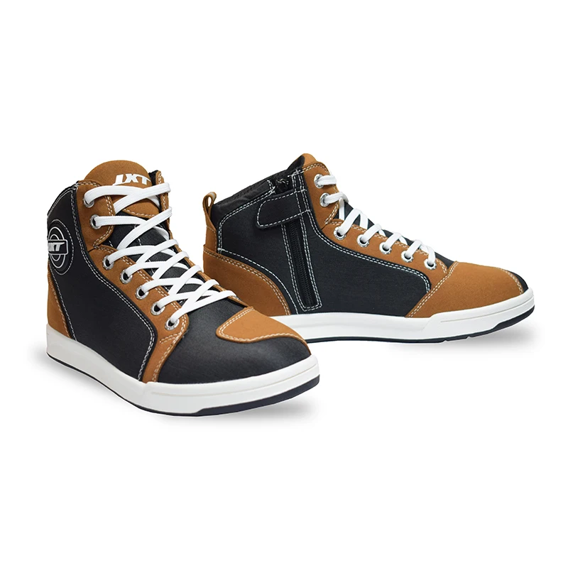 JXT WOLF รองเท้าขี่มอเตอร์ไซค์สําหรับบุรุษและสตรีรองเท้าสั้นลําลองกันตกรองเท้าขี่ระบายอากาศรองเท้าป้องกัน