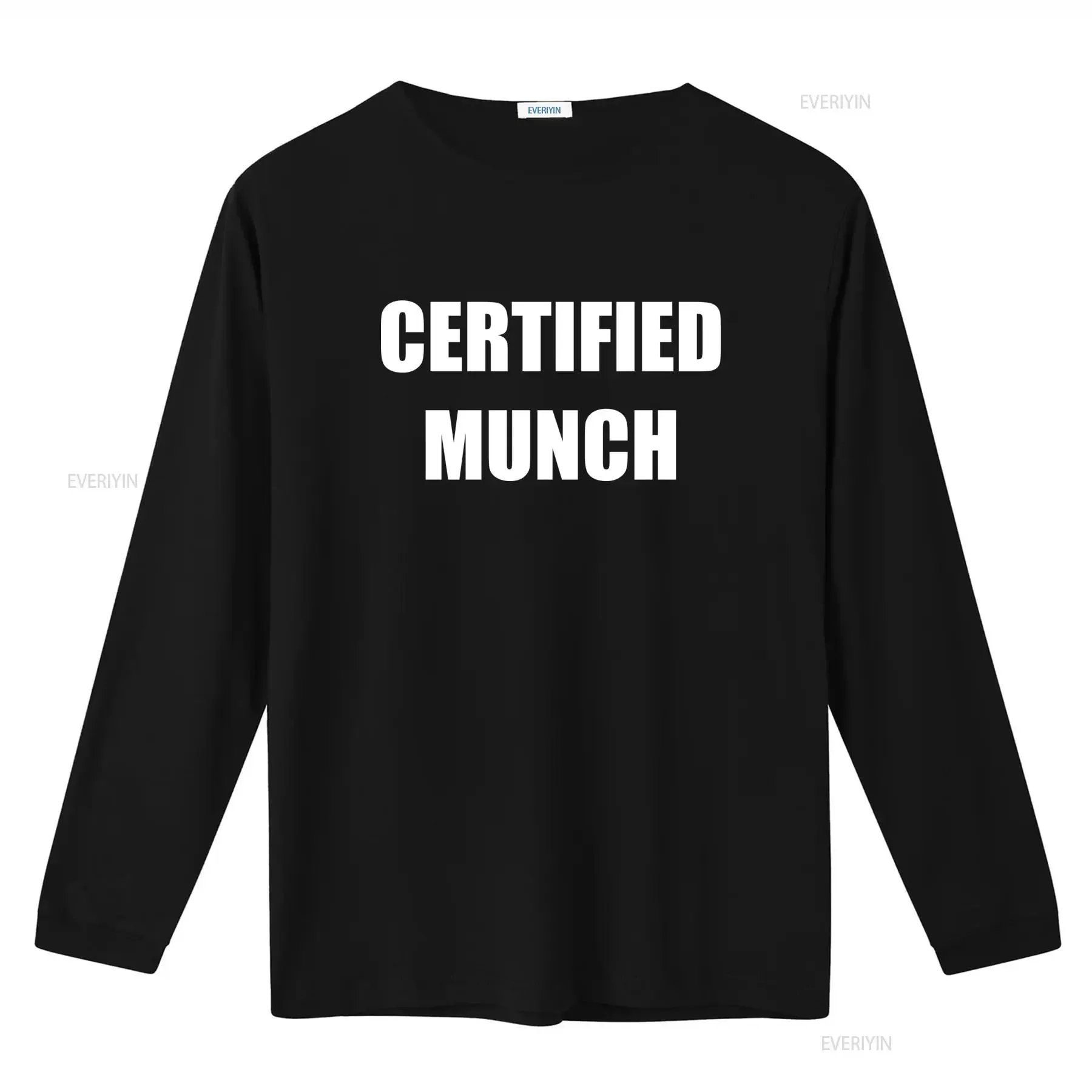 Certified Munch Funny Sarcastic Offensive Parody T Shirt with Meme Saying and Sarcasm vintage Washed Stylish Soft homme