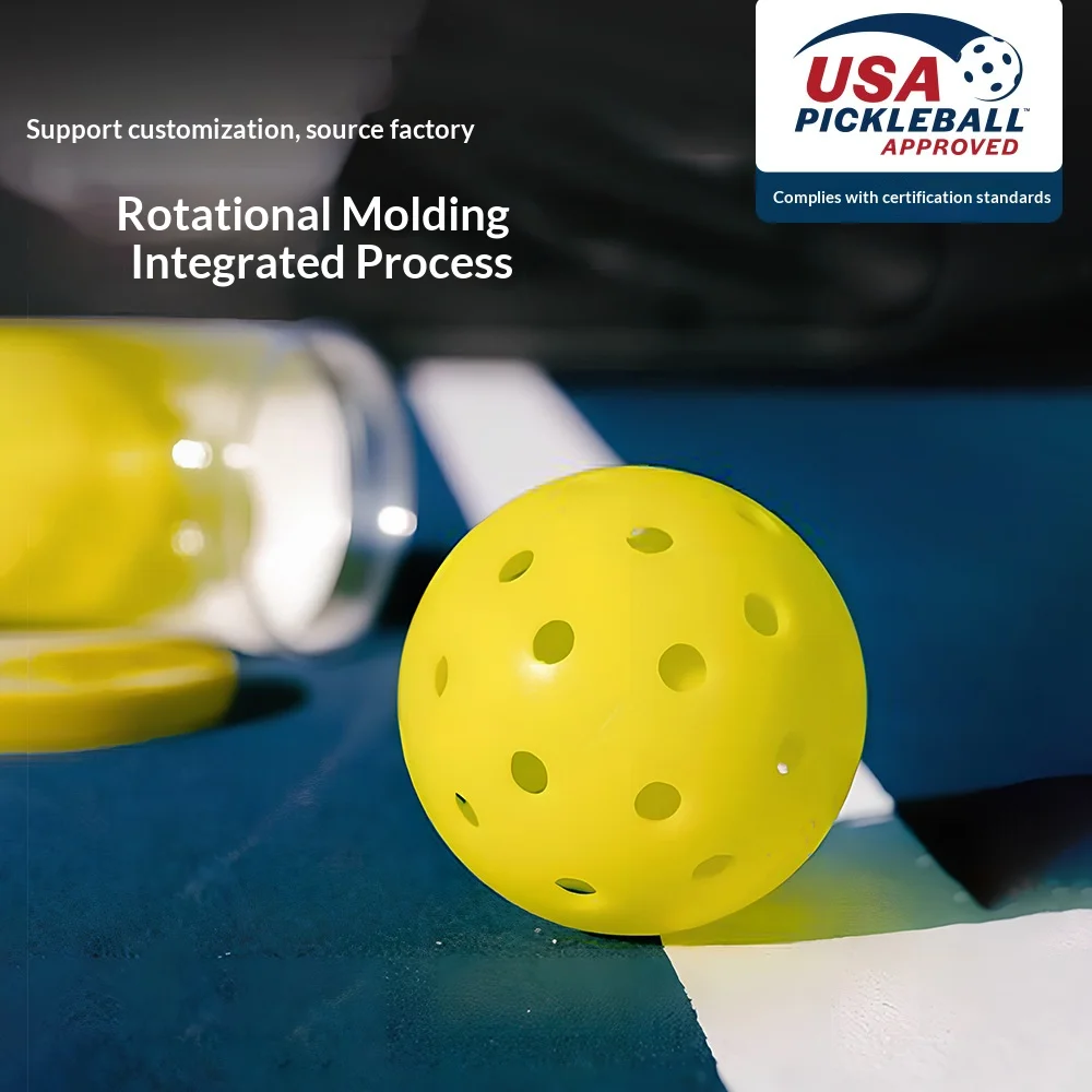 

Pickleball 26 Holes Source Factory Rotational Molding One-Piece Can Pass USA Certification (6 Balls/Box)