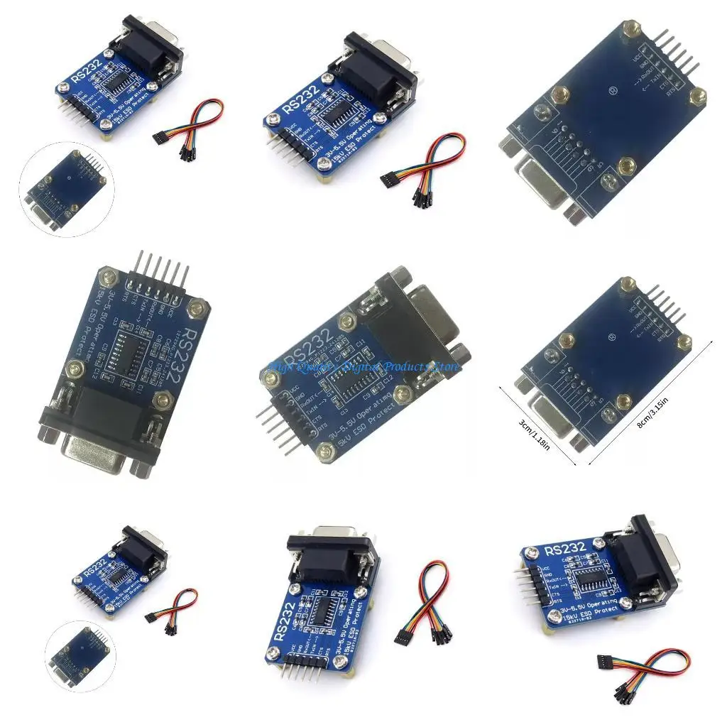 

U2JE Universal RS232 UART Adapter Module Wide Voltages Input Anti Interferences Design
