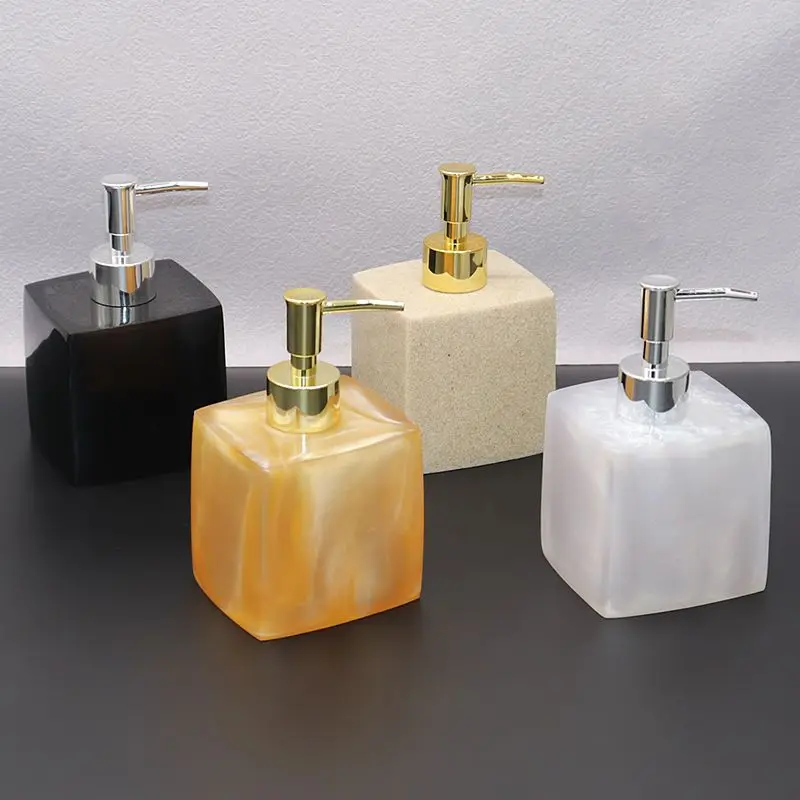 European Hotel Bathroom Hand Sanitizer Bottle Shampoo Shower Gel Dispensing Bottle Press-on Soap Dispenser Bathroom Accessories