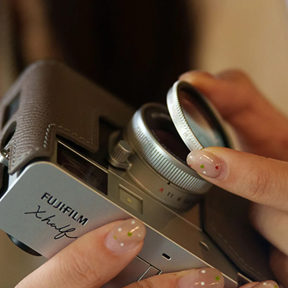 Magnetico MCUV CPL 1/4 Nebbia Nera VND Densità Neutra Filtro Obiettivo/Cappuccio Lente per Fujifilm X-Half X-HF1 Fuji Xhalf Camera