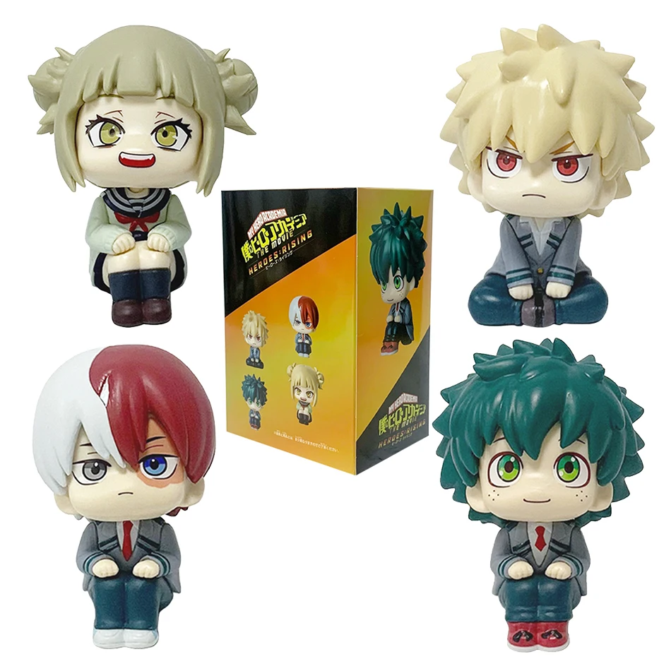 Niedliche My Hero Academia (MHA): Tomura Shigaraki / Izuku Midoriya / Katsuki Bakugo Chibi PVC Anime-Figur |   Sammlerstück
