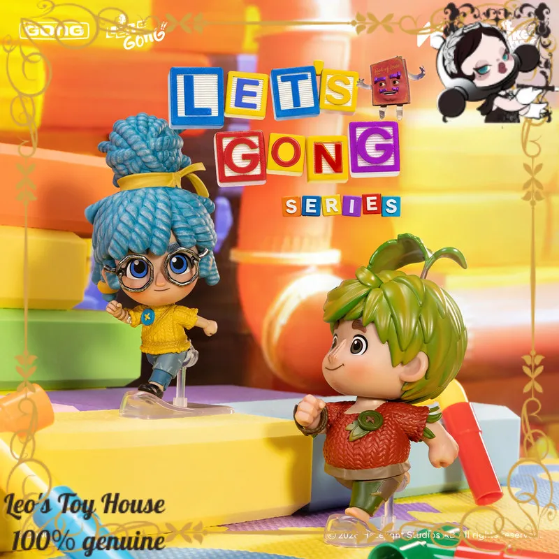 

Коллекционные фигурки POPMART GONG Resonance Let's GONG Series: Модели персонажей Коди и Мэй (2 шт.)