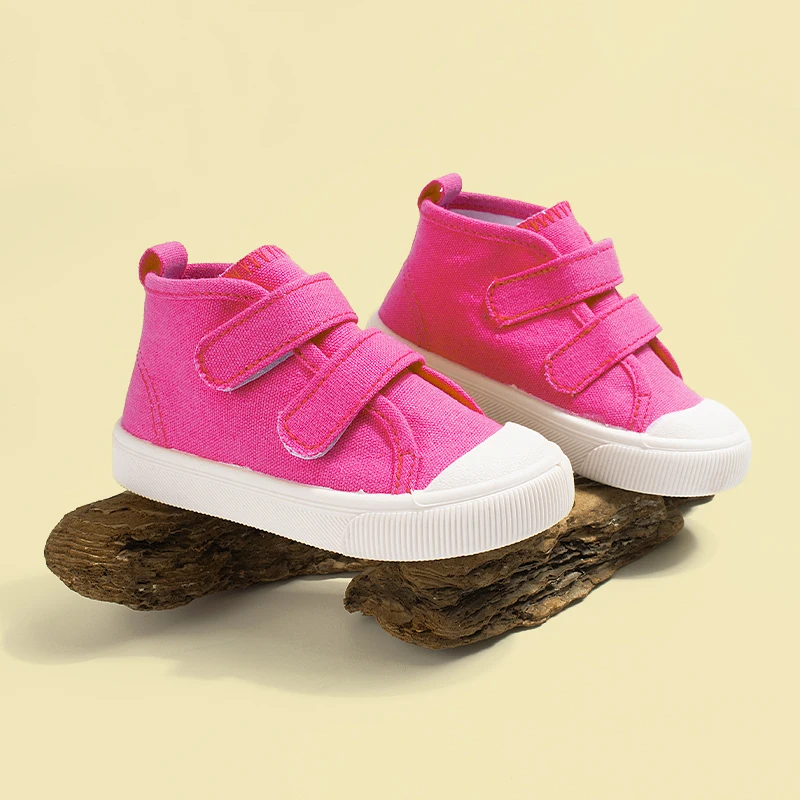 

2025 Autumn New Arrival High Top Multi Color Floral Canvas Soft Sole Anti Kick Toe Cap Girls Whimsical Charming Casual Running T