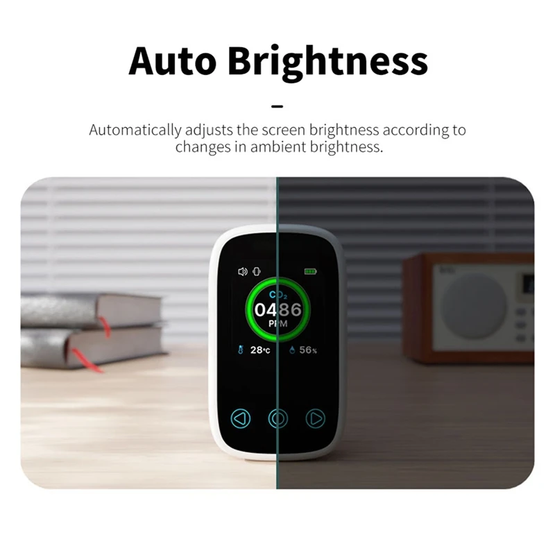 Mini 3 In 1 LCD Digital Carbon Dioxide Detector Air Quality Tester Multifunction CO2 Thermometer Hygrometer NDIR Sensor