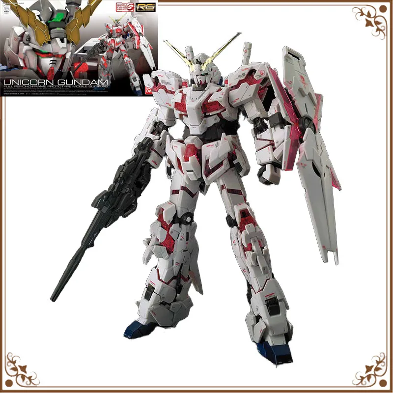 

Подлинная сборная модель Bandai RG 25 1/144 UNICORN Gundam, обычная версия, RX-0, подлинная единорог
