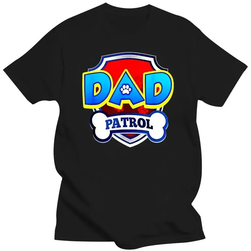 Mens Clothing Dad Patrol Shirt Dog Funny Gift Birthday Party Black T-Shirt Size S-4Xl Birthday Gift Tee T Shirt for Men Tops