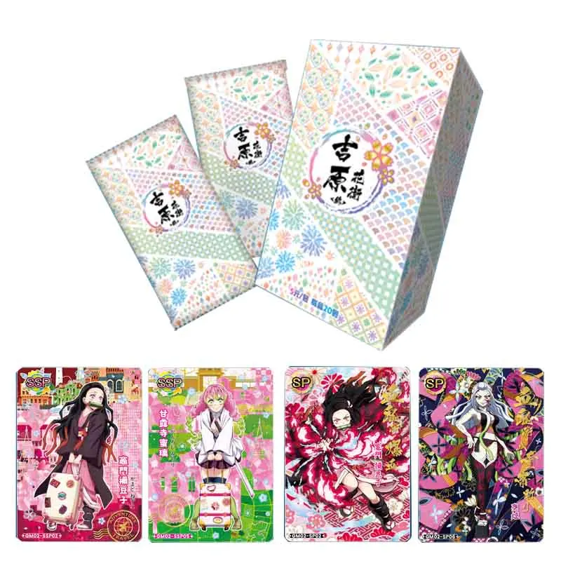 Wholesales Demon Slayer Collection Cards Box Booster Bikini Anime Girls Trading Cards Gift