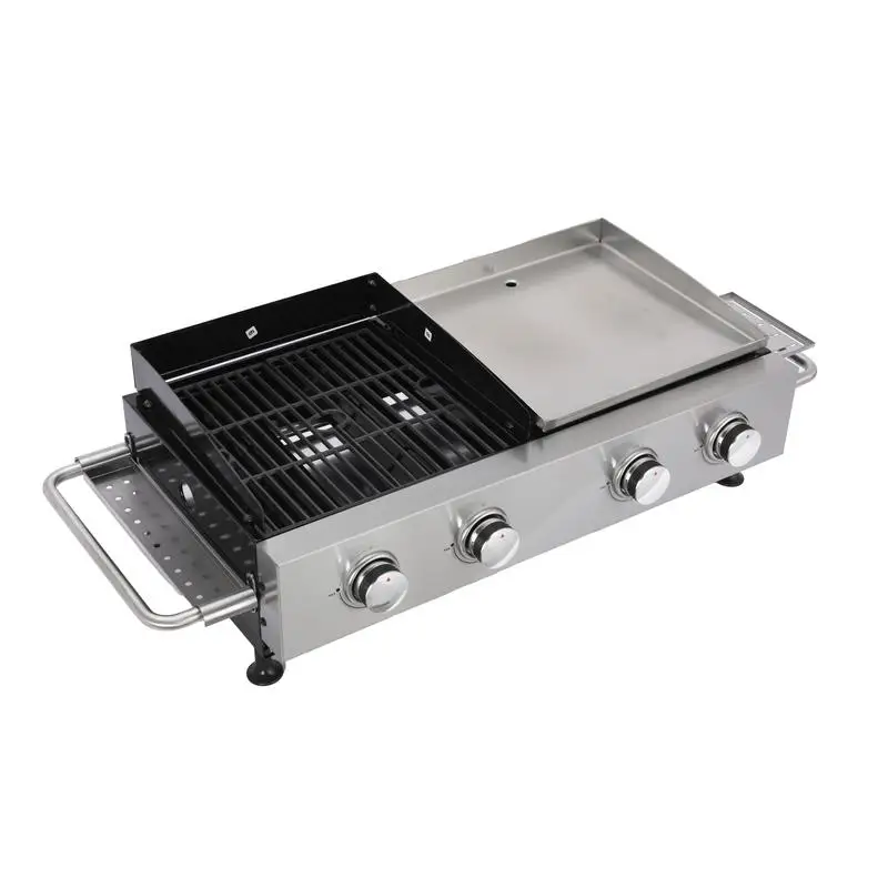 وحدة كومبو لشواية الغاز والبلانشا للطهي في الهواء الطلق #4