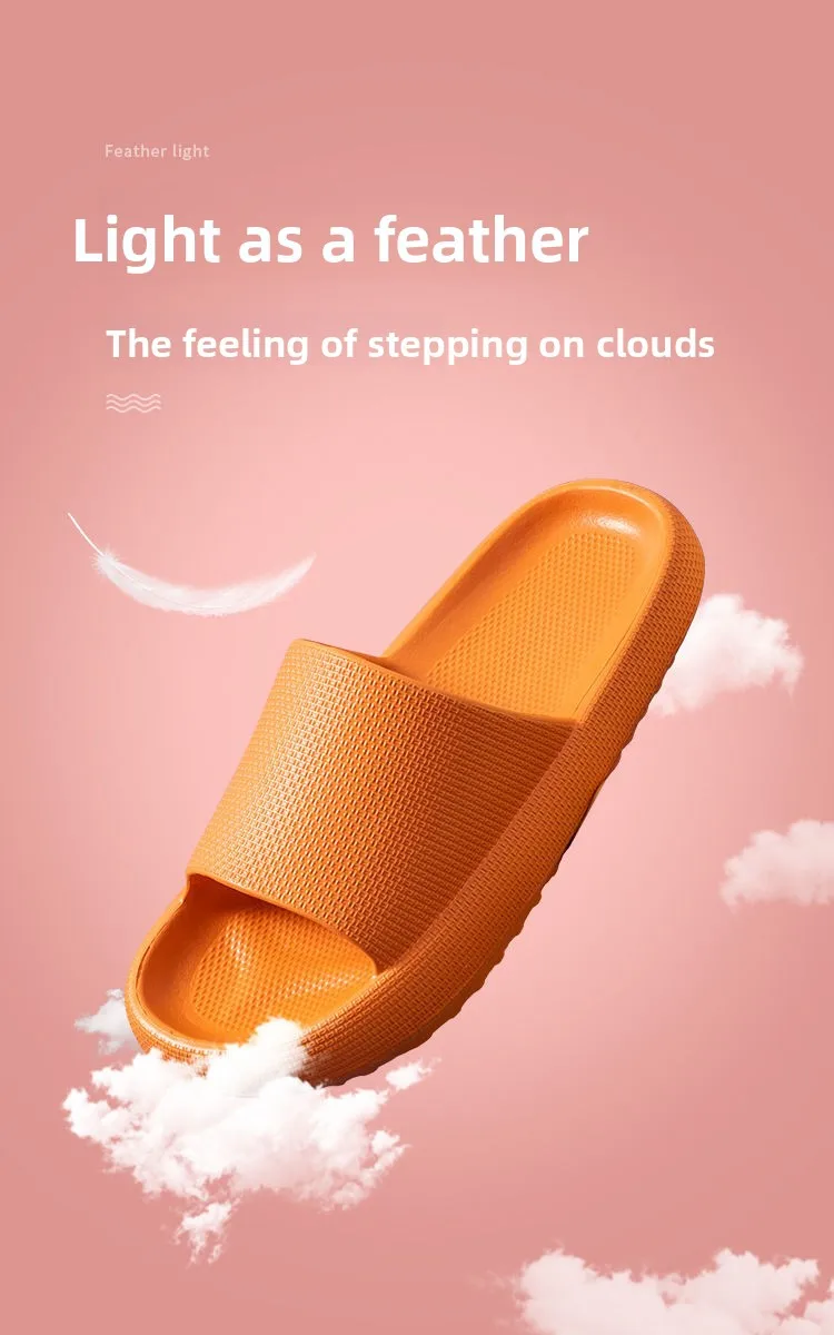 Neue ultraweiche Indoor-Outdoor-Hausschuhe für Damen und Herren, dicksohlige Paar-Flip-Flops für den Innen- und Außenbereich. – Detail 2