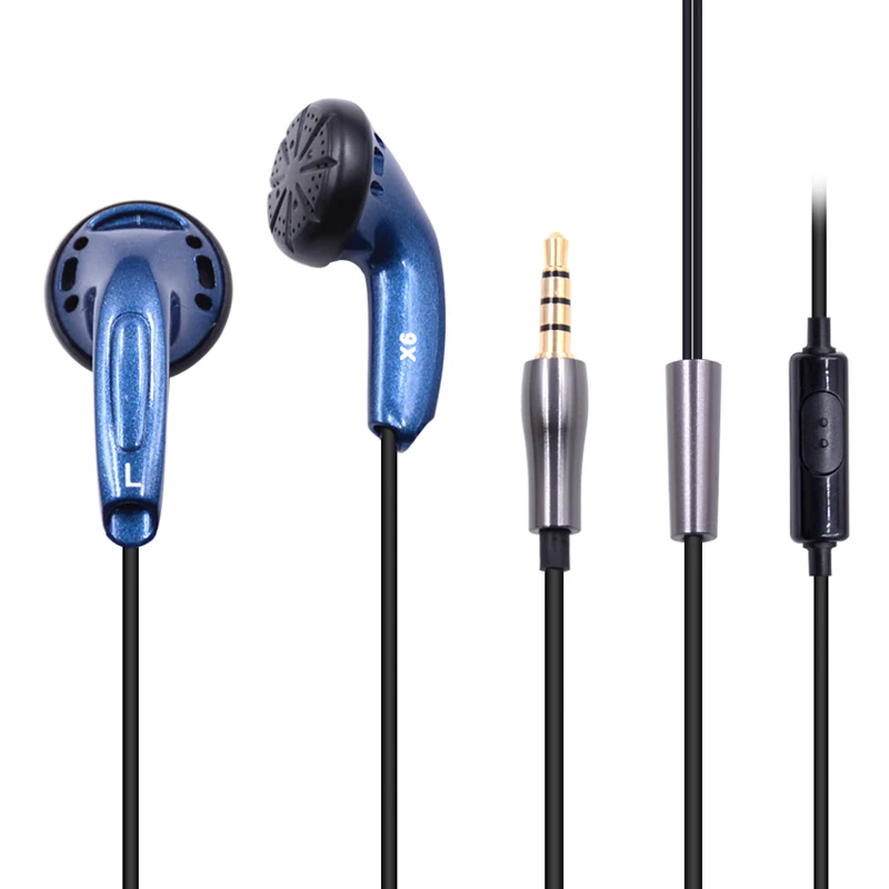 2024 Originale YINCROW X6 In Ear Auricolare Auricolari Testa Piatta Spina Tappi Per Le Orecchie PK PK1 MX985 MX500 Kill Monk Auricolari Spedizione Gratuita