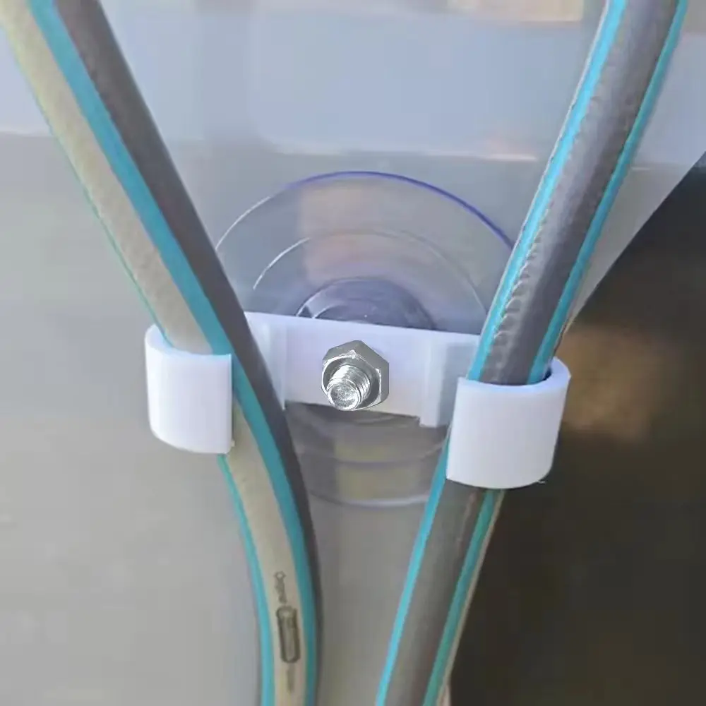 

Rv Water Tank Water Filling Hose Bracket White Plastic Suction Cup Hose Bracket For Motorhome Caravan Camper Van RV Accessories