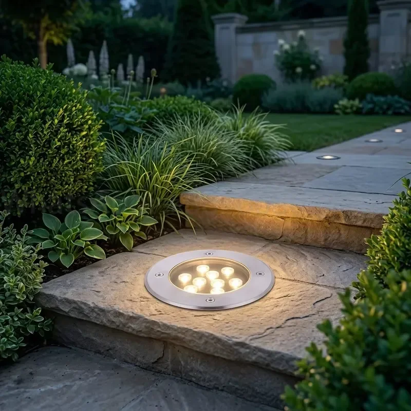 IP65 Waterproof Recessed Garden Uplight LED Underground Inground Light for Garden Wall Concrete Floor in Outdoor Wall Design