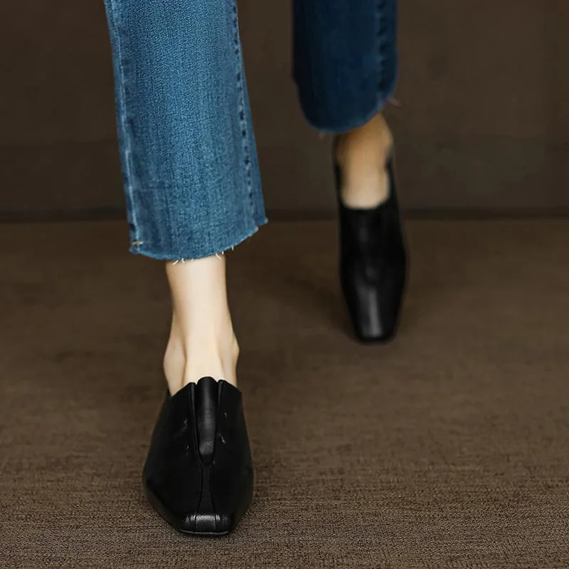Women's Loafers Luxury Artificial Leather Casual Outdoor Fashion Moccasins Flats Spring Autumn Beige Comfortable Shoes For Women view 5