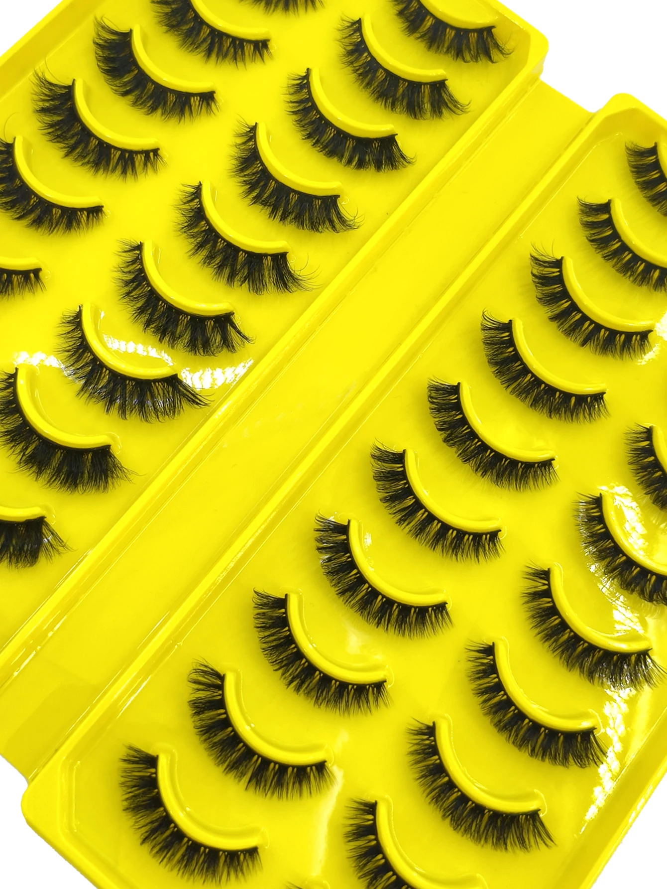 Neue 20 Paar Natürliche Lange 3D Nerz Falsche Wimpern, Künstliche Wimpernverlängerung, Make-up-Set, Nerz-Wimpern, Kurze Wimpern – Detail 14