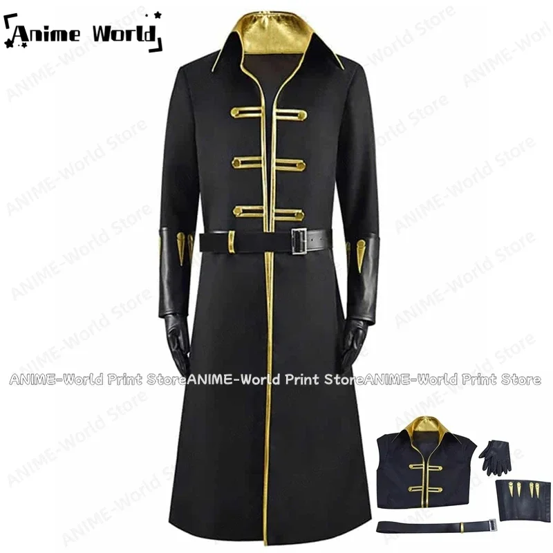 

《Custom Size》Castlevania Alucard Jacket Trench Coat Cosplay Costume Party Christmas Halloween Any Size