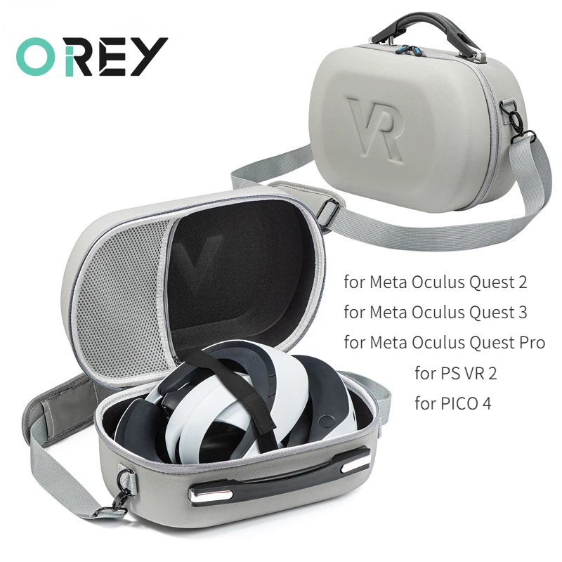 Travel Protective Box Storage Bag for Meta Quest 2,3,Pro, for PICO 4 Case Storage Bag VR Accessories