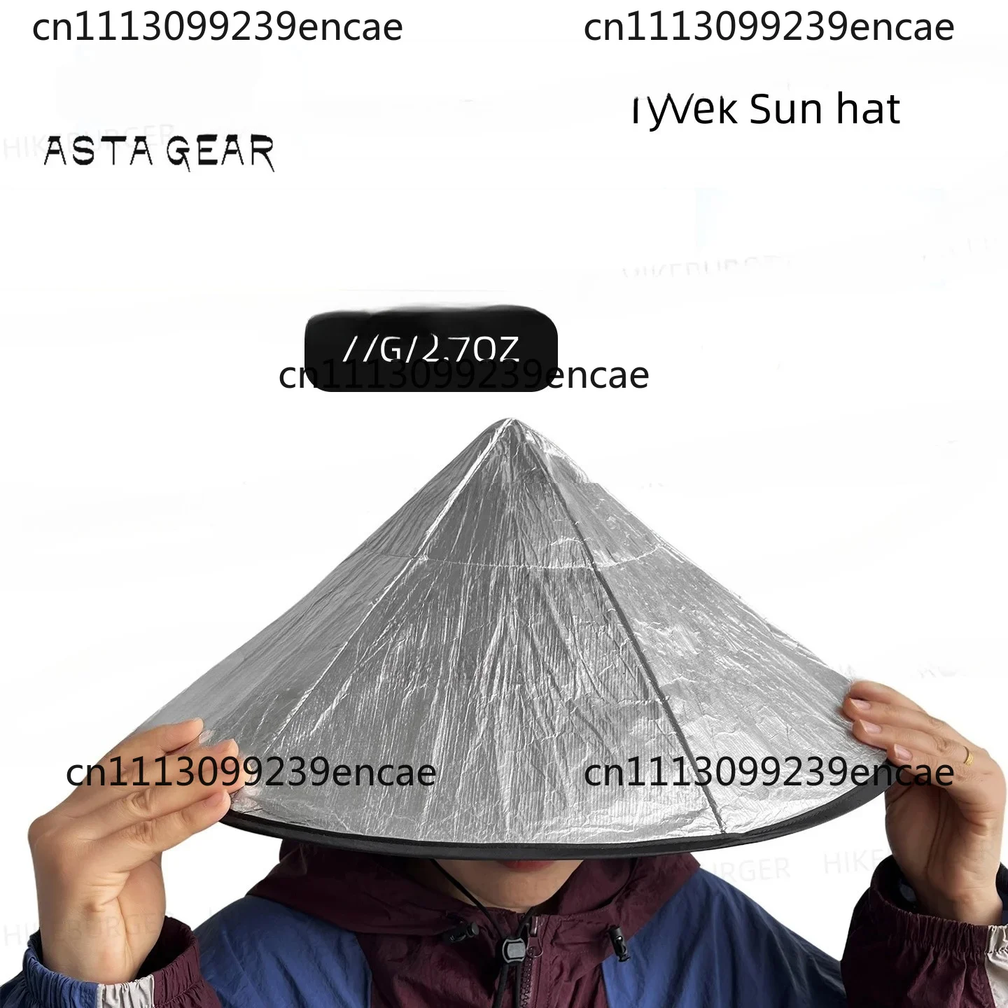Sun Hat Outdoor Ultralight Hat Rainproof Folding Silver-Coated Hat Sunproof Hiking Backpacking