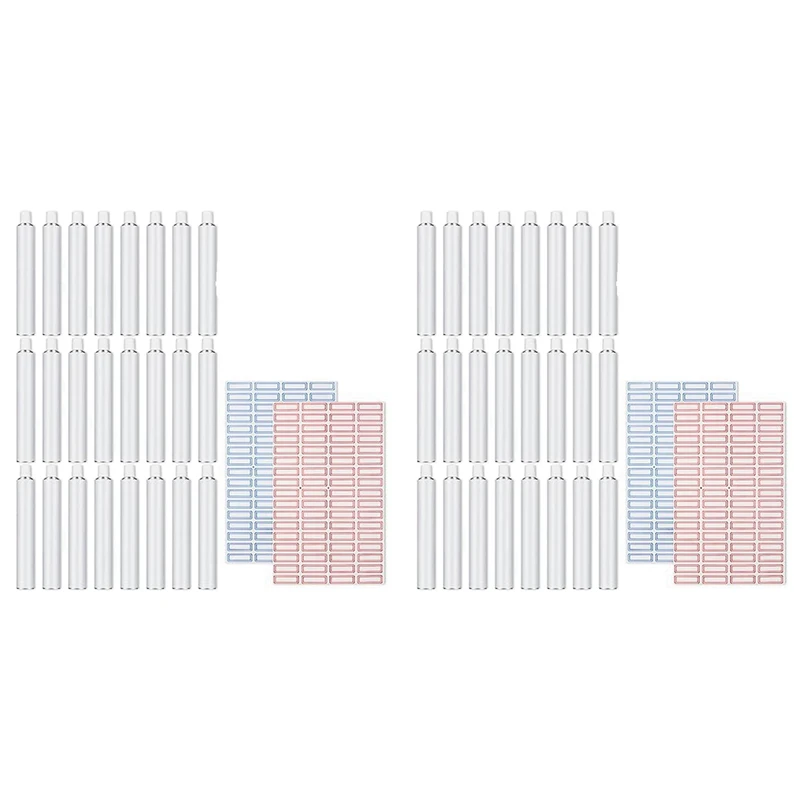 

48 Pcs Empty Aluminum Paint Tubes 20 Ml Paint Tubes For Making Paint And Store Remaining Paint Acrylic Oil-AC47